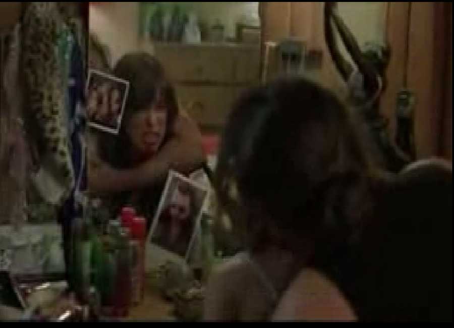 Rape scene of Milla Jovovich from the movie 45th Caliber.