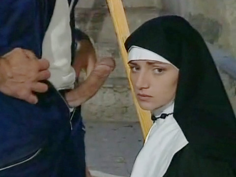 Seducing a nun right in a church