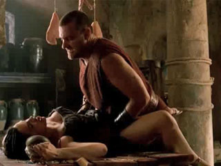 The master punish her slave girl