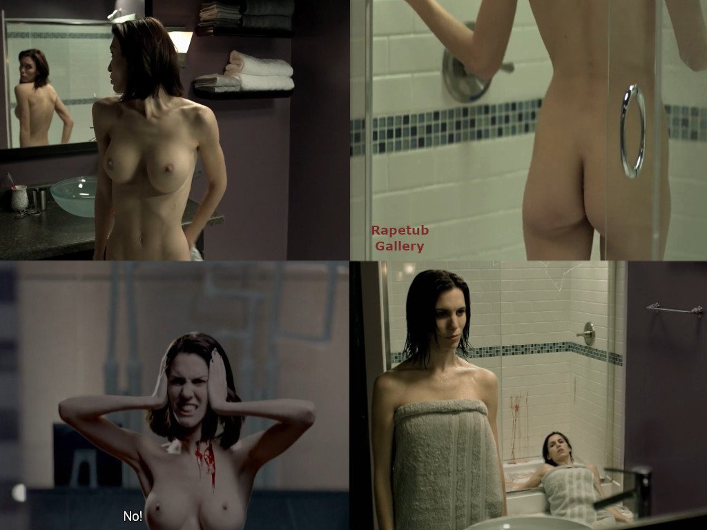 A killer from a mirror (nude Christy Carlson Romano) .